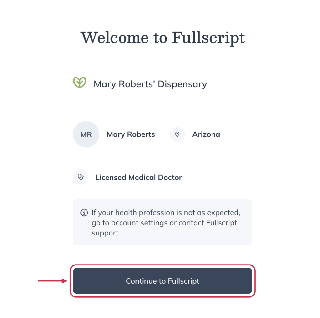Full Script Provider Login Website Signing up for a Fullscript provider account | Fullscript