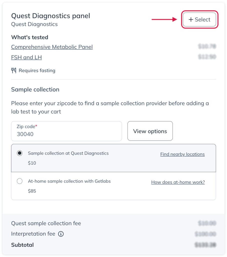 All Test Sample Collection Quest Diagnostics experience | Fullscript