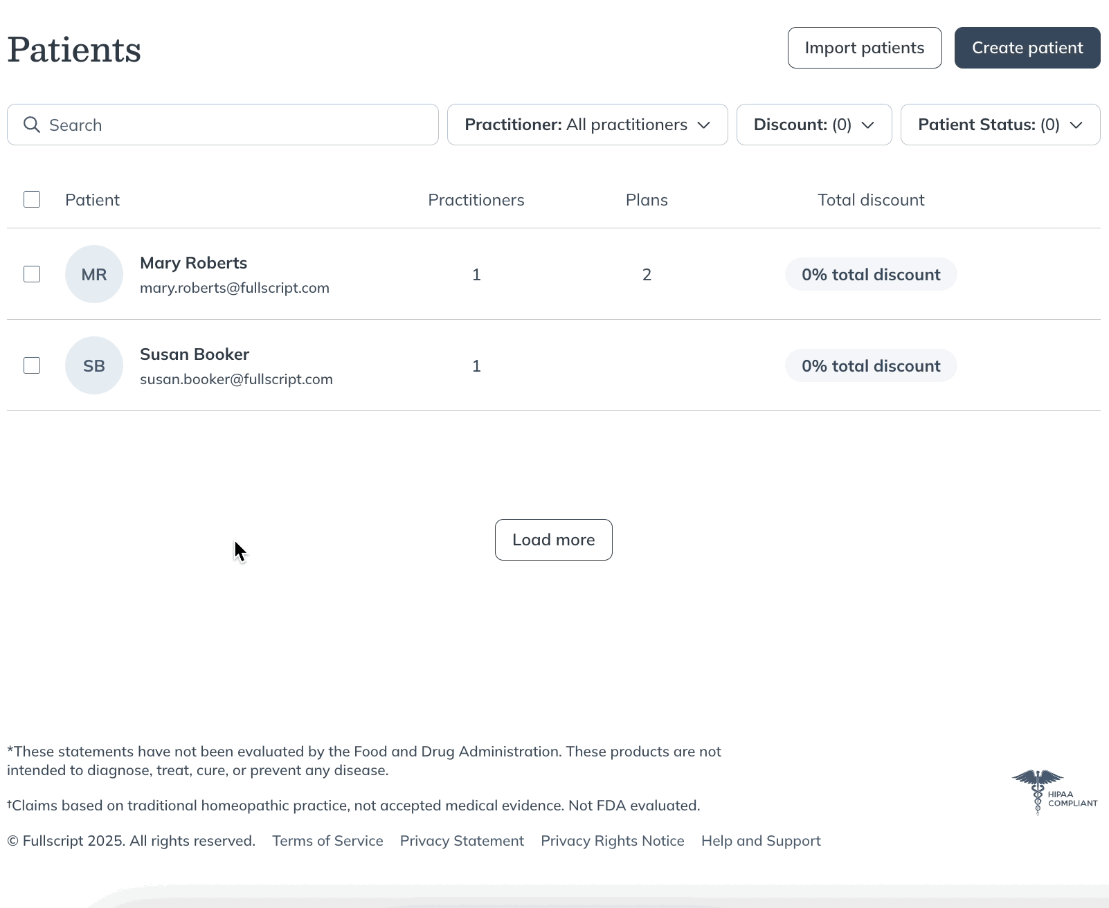 Updating individual discounts for a batch of patients in a US dispensary with the Bulk Discounts Editor.