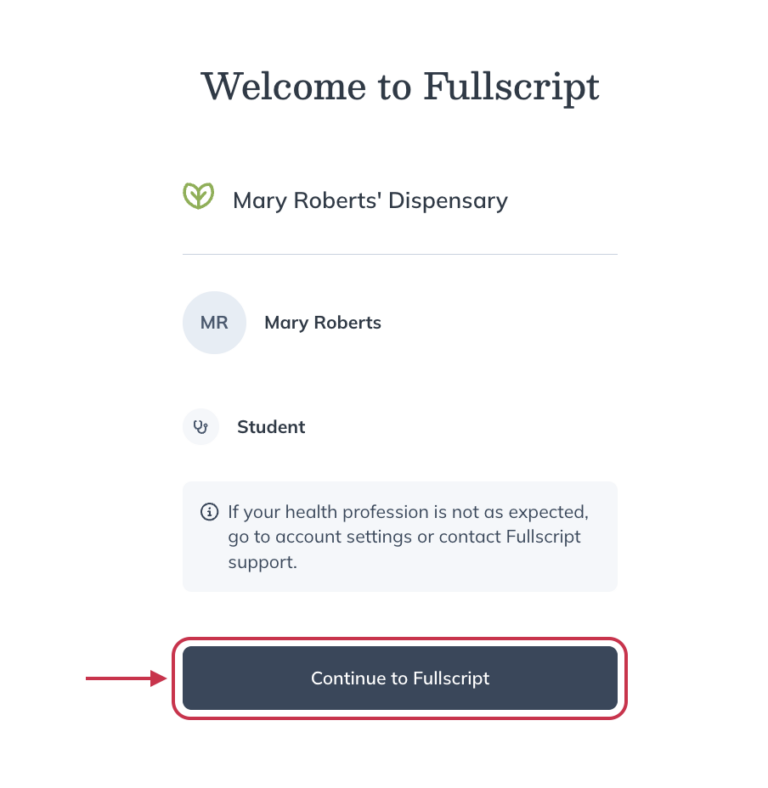 Student dispensaries - Fullscript Support Center