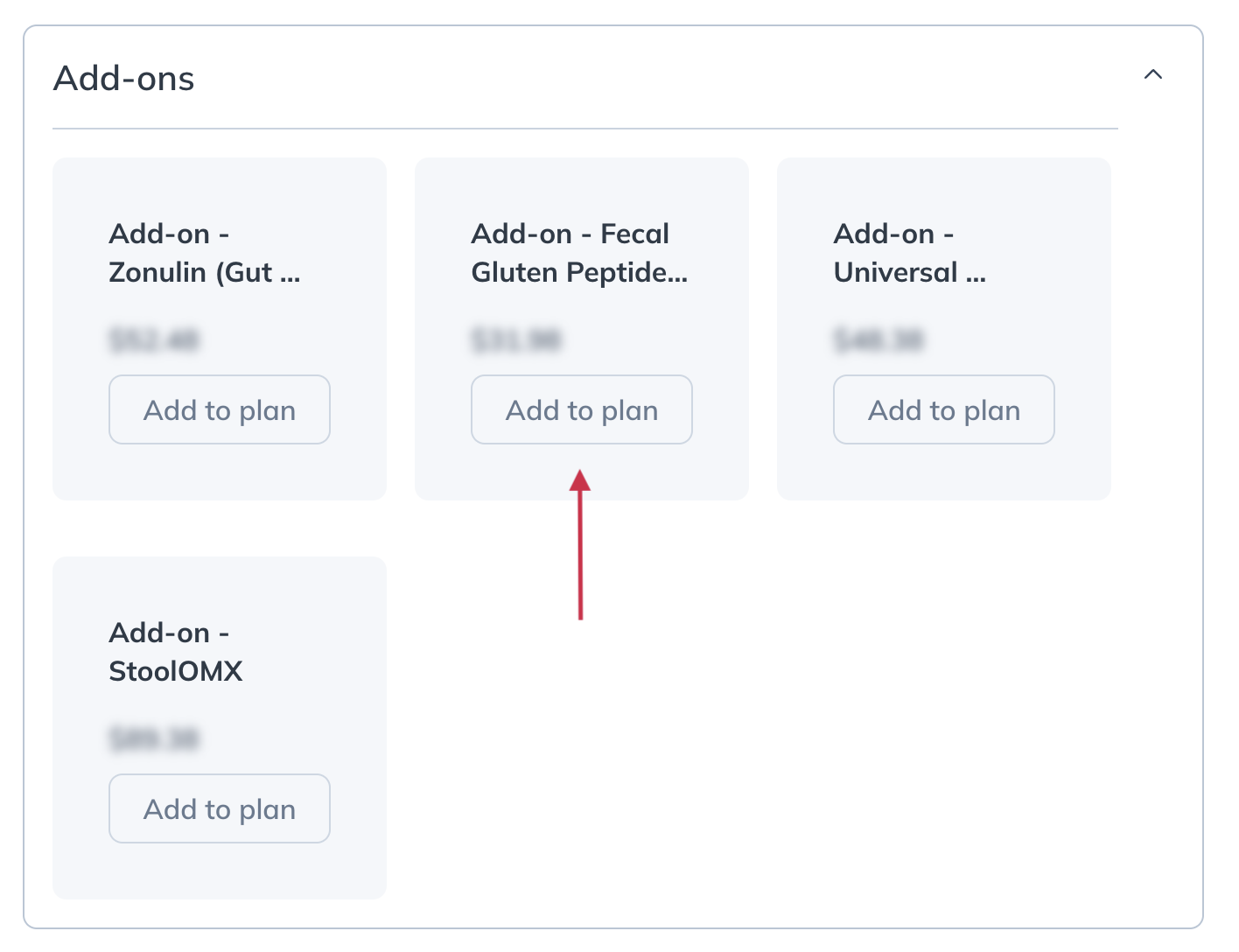 adding add ons